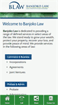 Mobile Screenshot of banjokolaw.com